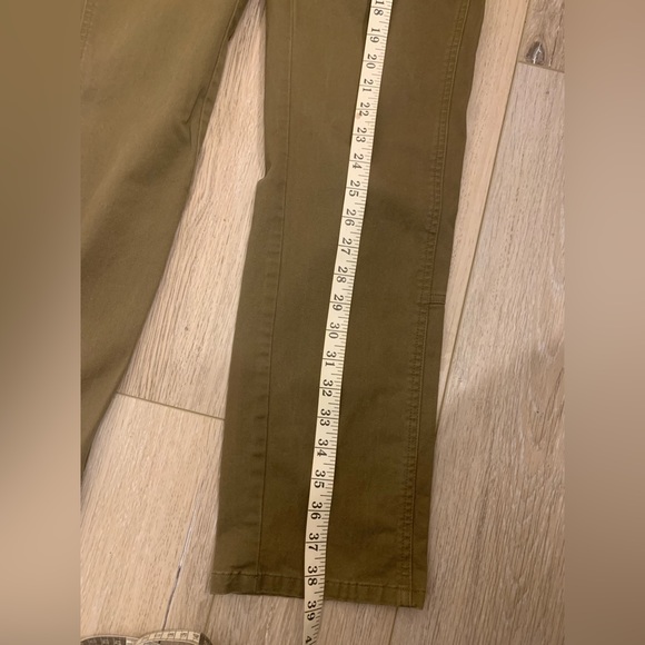 Ruby Rd Army Green Pants | Rock Stud Pockets | Size 6 | Great Used Condition - Picture 6 of 7